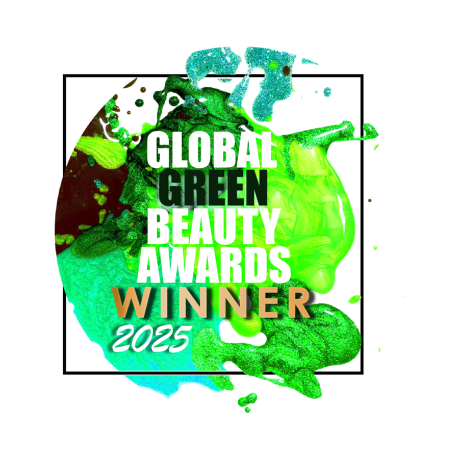 Global Green Beauty Awards winner 2025 badge